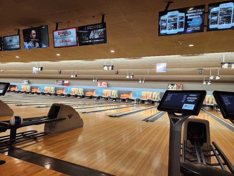 Interior view of Tomball Bowl bowling alley