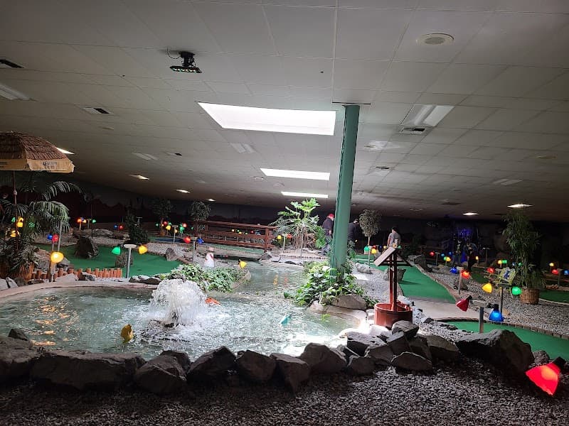 Interior view of Tower Lanes Entertainment Center bowling alley