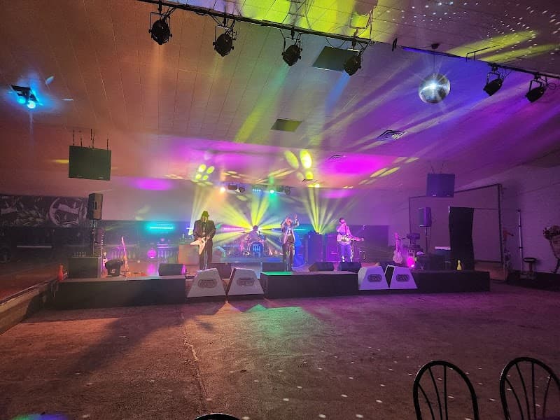 Interior view of Westside Bowl bowling alley